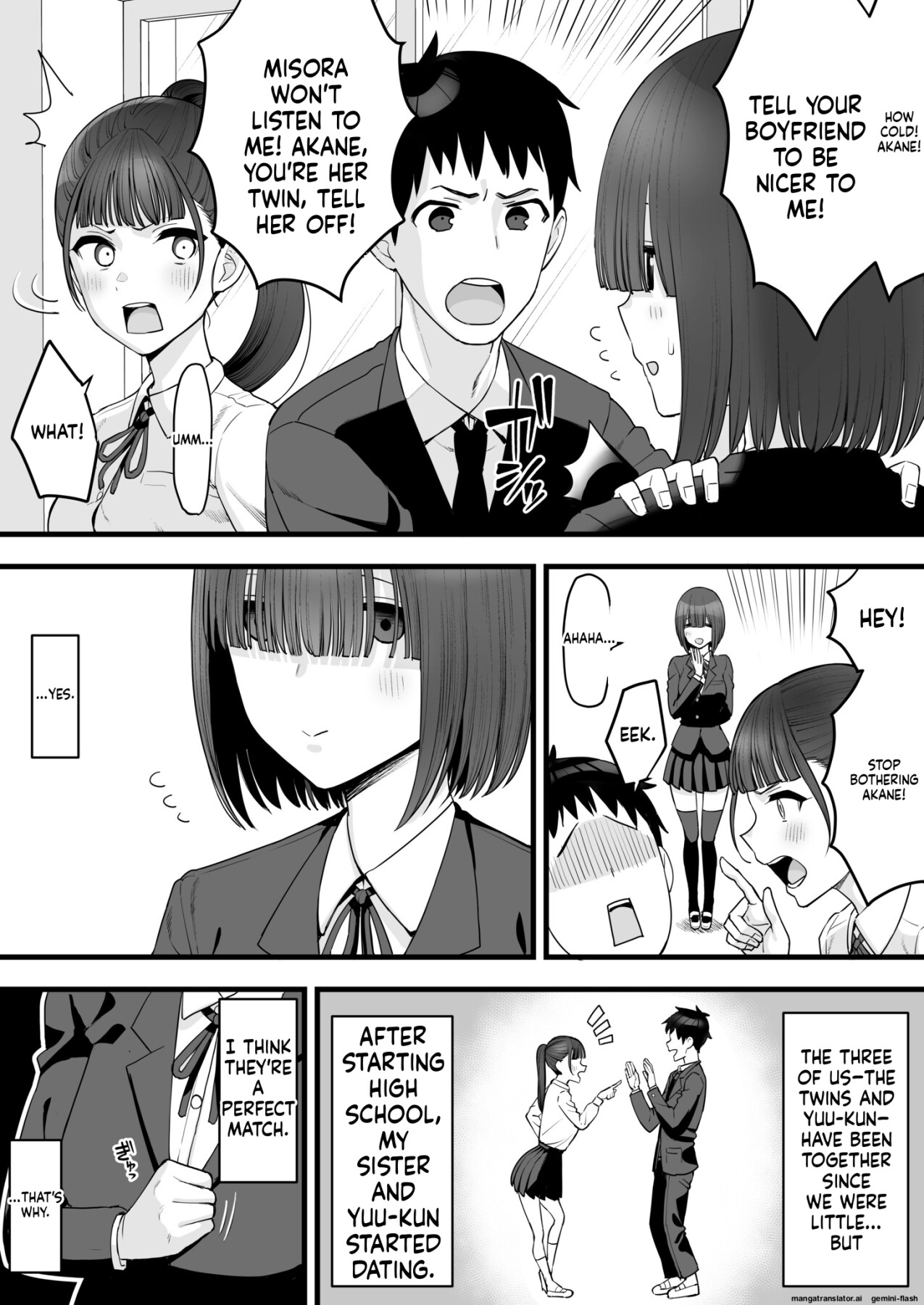 Hentai Manga Comic-My Childhood Friend Twins Become Another Man's Onahole 1-3-Read-4